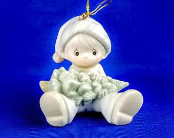 Don't Let The Holidays Get You Down - Precious Moments Ornament