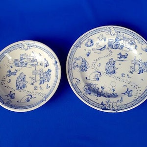 Spode Winnie the Pooh Plate and Bowl