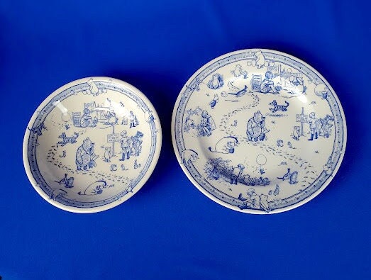 Spode Winnie the Pooh Plate and Bowl - Etsy