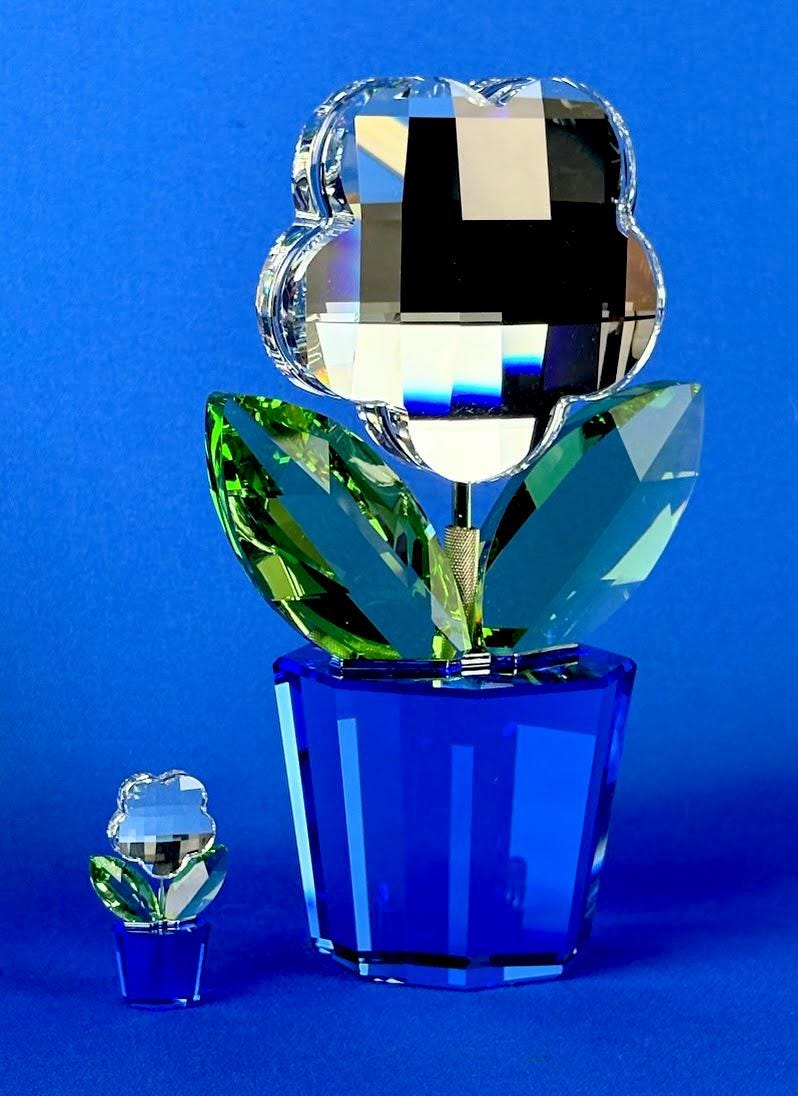 Swarovski LARGE Crystal Happy Flower - Etsy