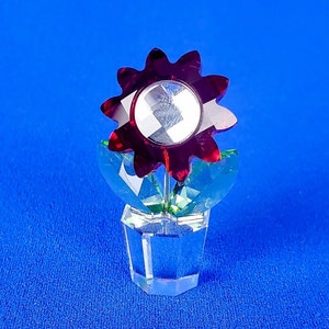 Swarovski crystal flower figurines - Etsy 日本