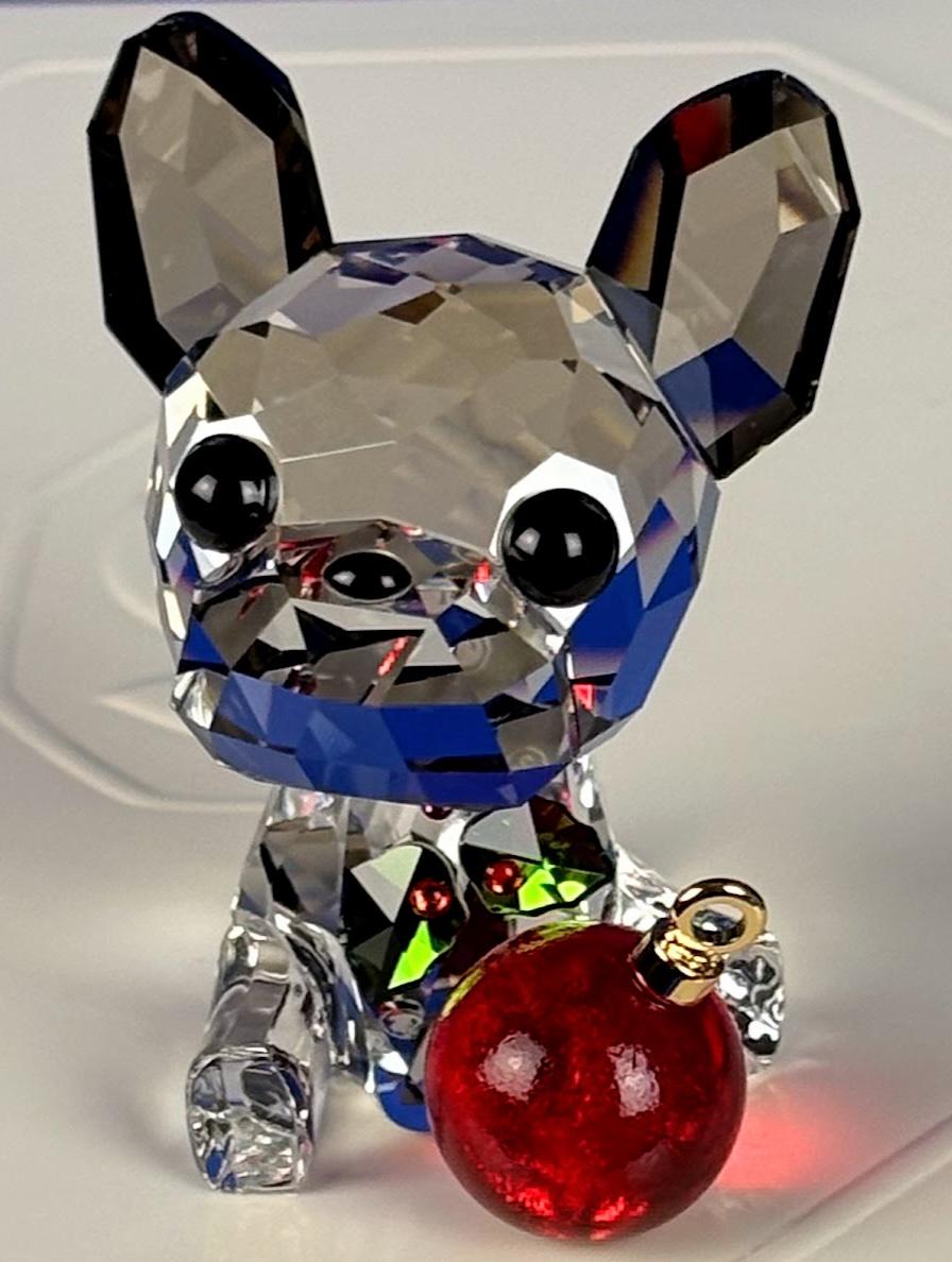 Swarovski クリスタル フレンチブルドッグ フィギュア Swarovski Crystal French Bulldog - Etsy