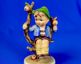 りんごの木の少年／少女　２体セット　★フンメル　ドイツゲーベル　ヴィンテージ ヴィンテージ ゲーベル リンゴの木の少年、フンメルの置物 - Etsy 日本
