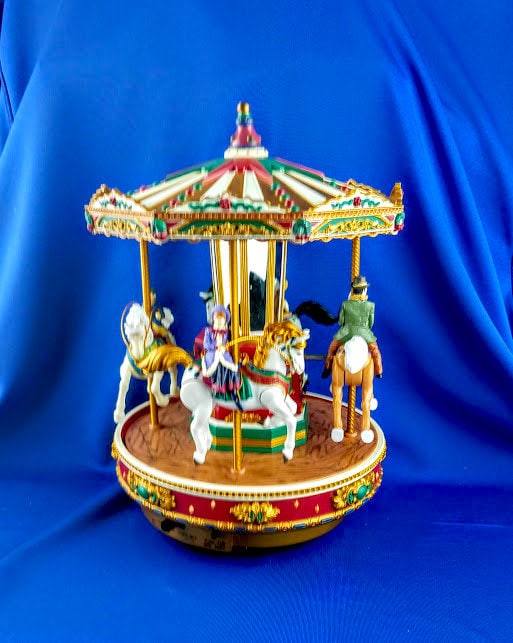 Merry Go Round 4点 まとめ商品 Mr. Christmas Merry Go Round - Etsy