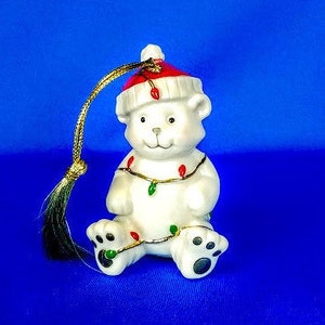 Lenox Teddy Bear Ornament Ornament