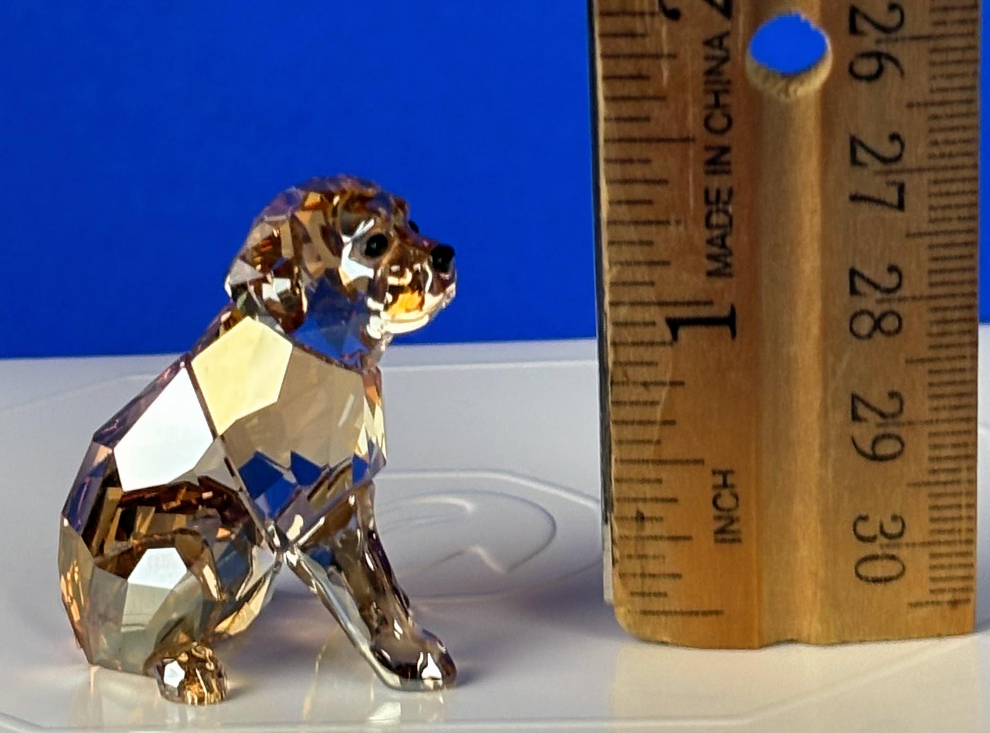 Swarovski Crystal Golden Retriever Puppy - Etsy