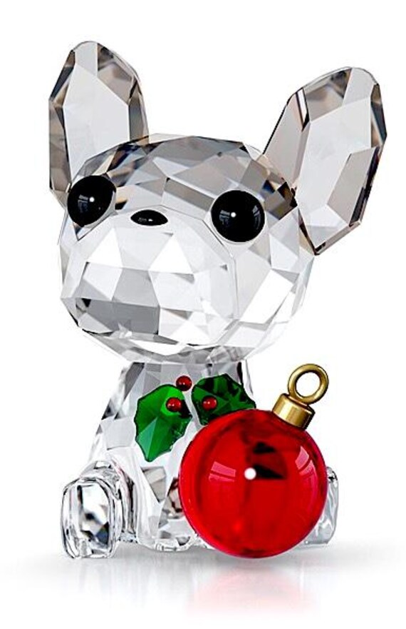 Swarovski クリスタル フレンチブルドッグ フィギュア Swarovski Crystal French Bulldog - Etsy