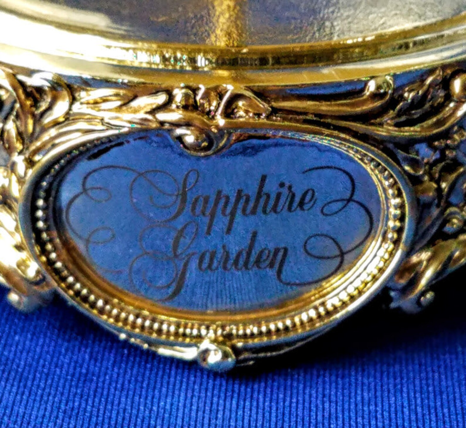 Franklin Mint House of Faberge Sapphire Garden Etsy UK