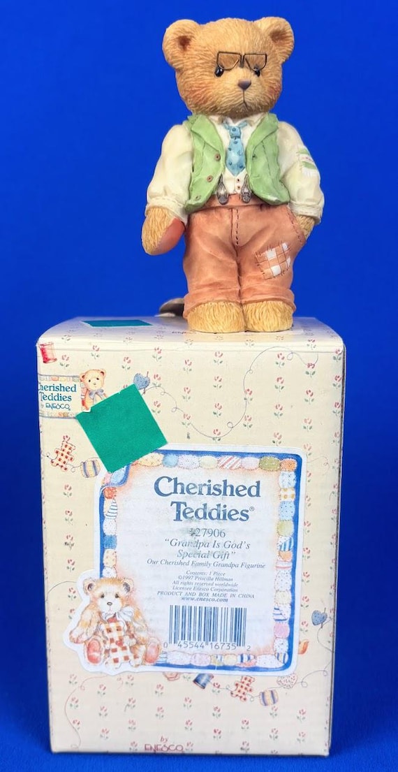 Cherished Teddies Figurine Grandpa is God's Special Gift - Etsy