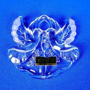 Marquis Waterford Crystal Millenial Doves Ornament