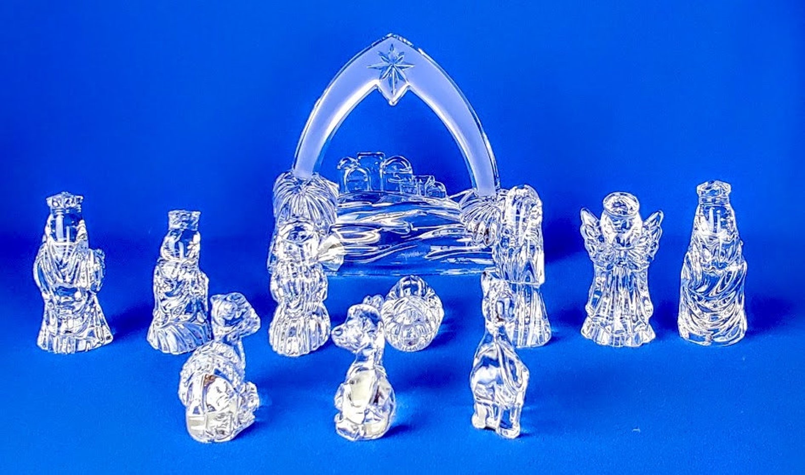 Waterford Marquis Crystal Miniature Nativity Set Etsy