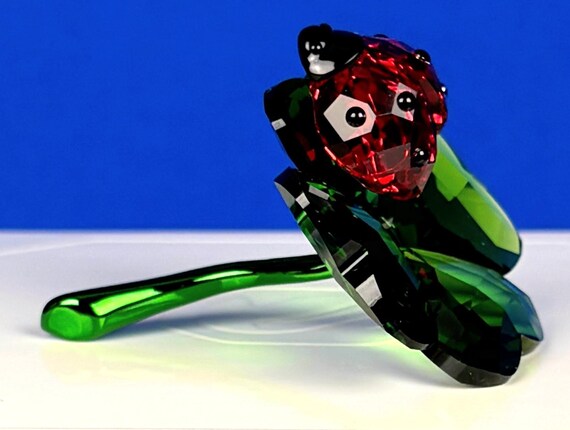 Swarovski Crystal Lady Bug and Clover - Etsy