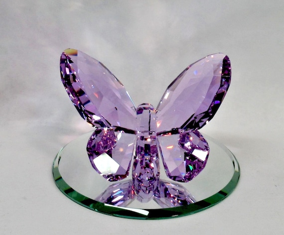 Swarovski Crystal Purple Butterfly - Etsy Canada