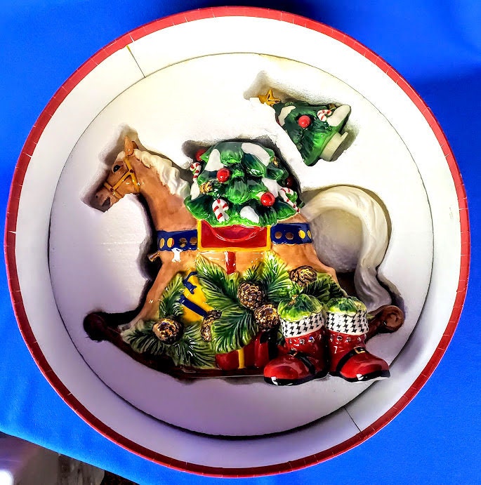 Waterford Holiday Heirlooms Christmas Teapot Etsy