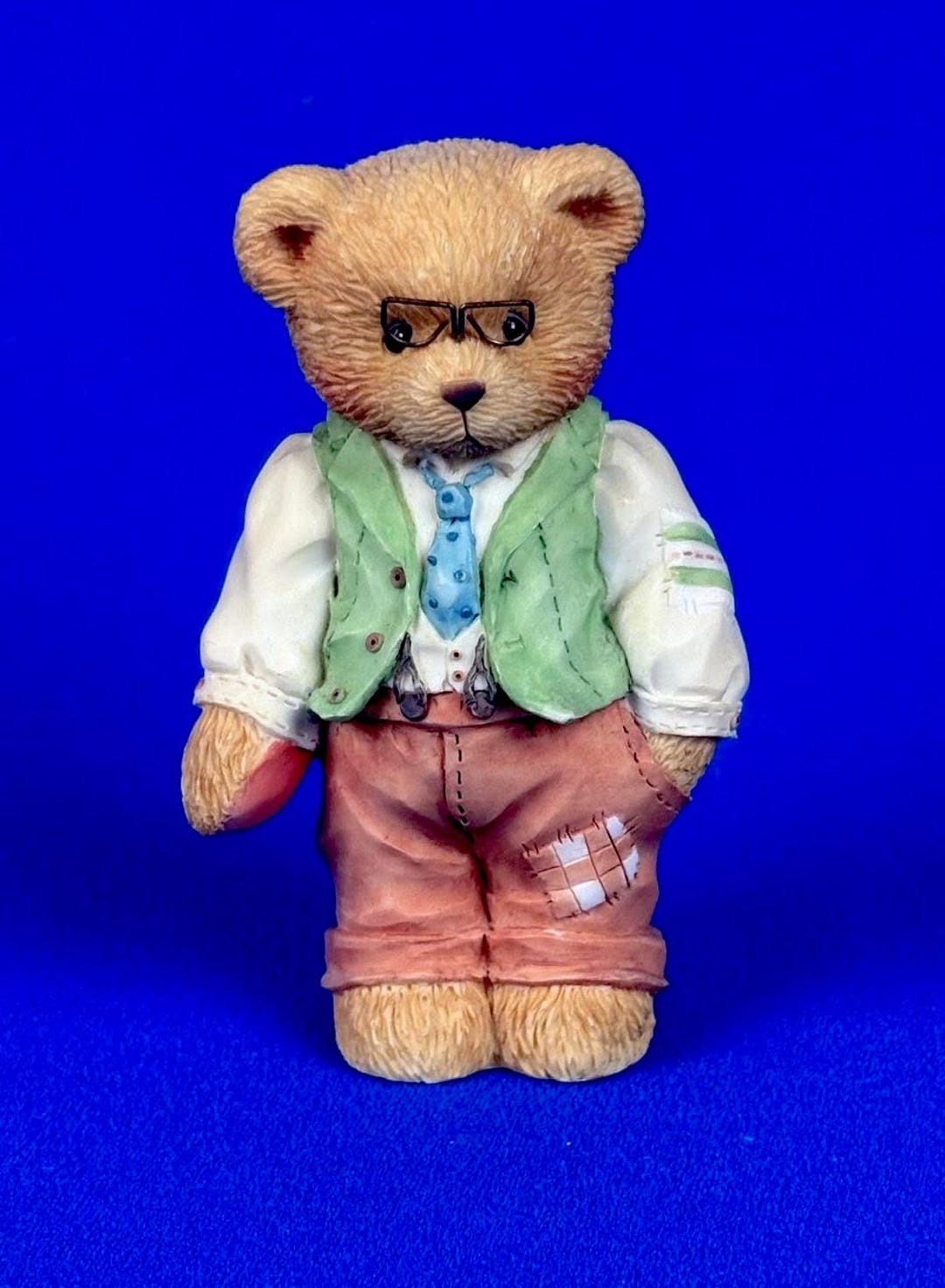 その他 Cherished Teddies 112401 Skipper Larsen Cherished Teddies Figurine Grandpa is God's Special Gift - Etsy
