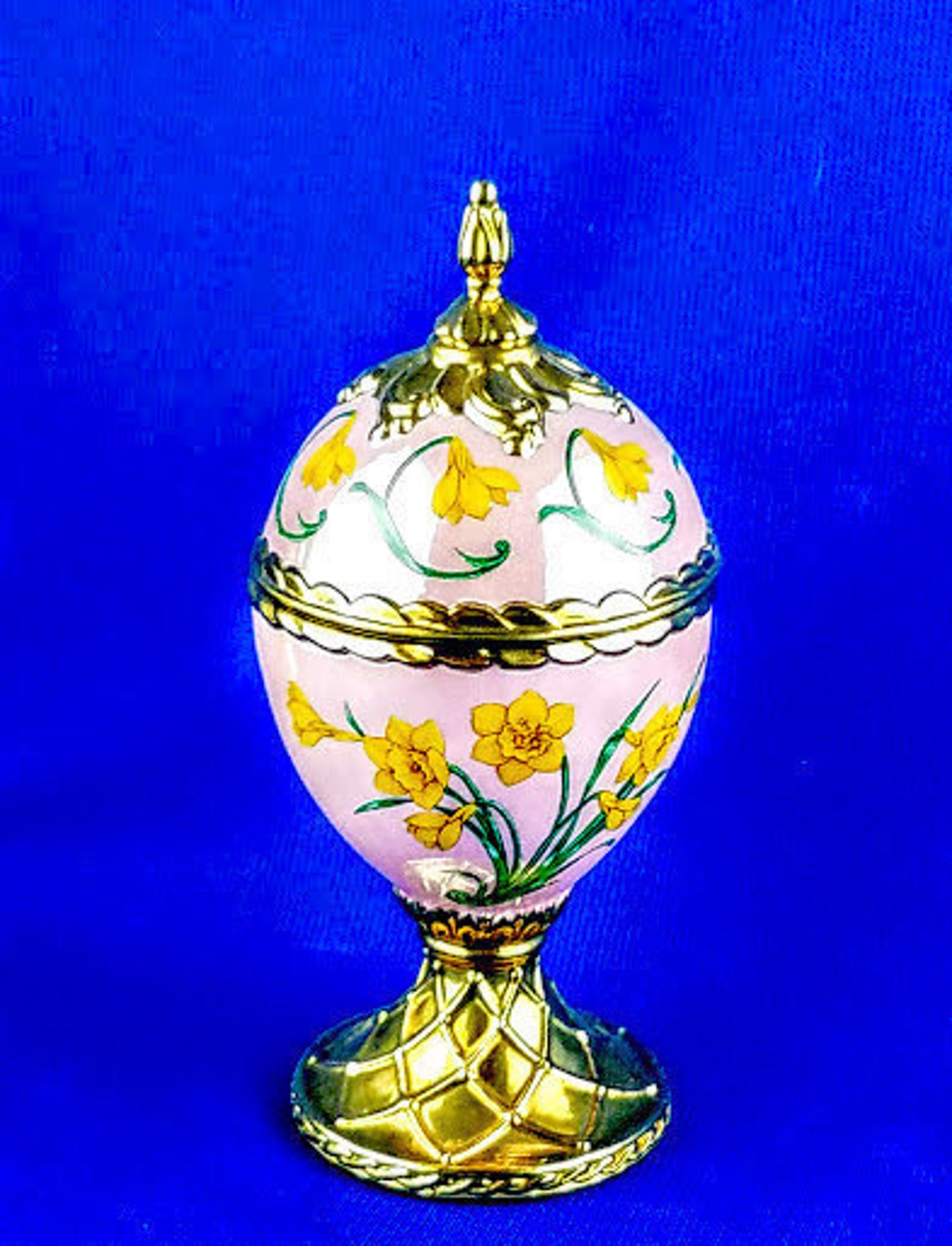 Franklin Mint House of Faberge Musical Egg Narcissus Etsy