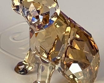 Swarovski Crystal Golden Retriever Puppy - Etsy