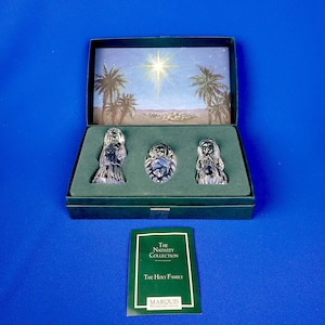 Marquis Waterford Crystal Miniature Holy Family