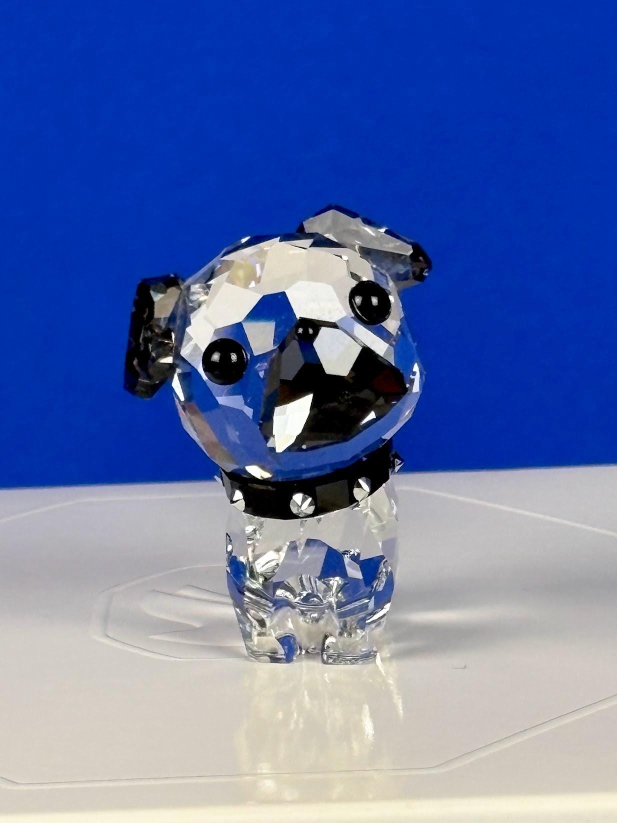 Swarovski クリスタルPUG⭐️ Holiday Cheers Pug | Swarovski