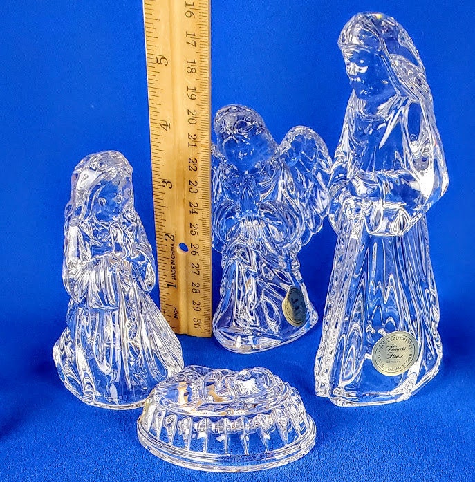 ✴︎未使用品✴︎キリスト降誕クリスマス　クリスタルガラス6体セット　クリッペ プリンセスハウス クリスタル キリスト降誕セット ラクダ付き - Etsy 日本