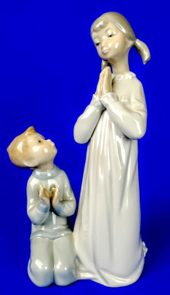 Lladro - Teaching to Pray - Etsy UK