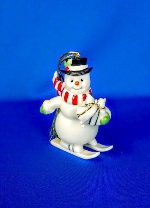 Lenox Snowman Ornament - Etsy