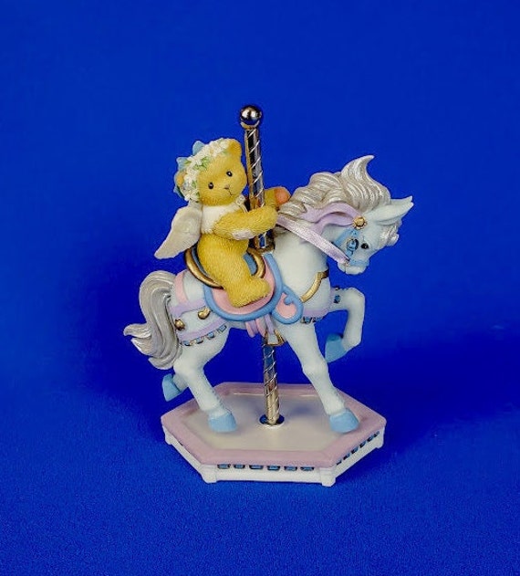 Cherished Teddies Carousel Collection Crystal Etsy