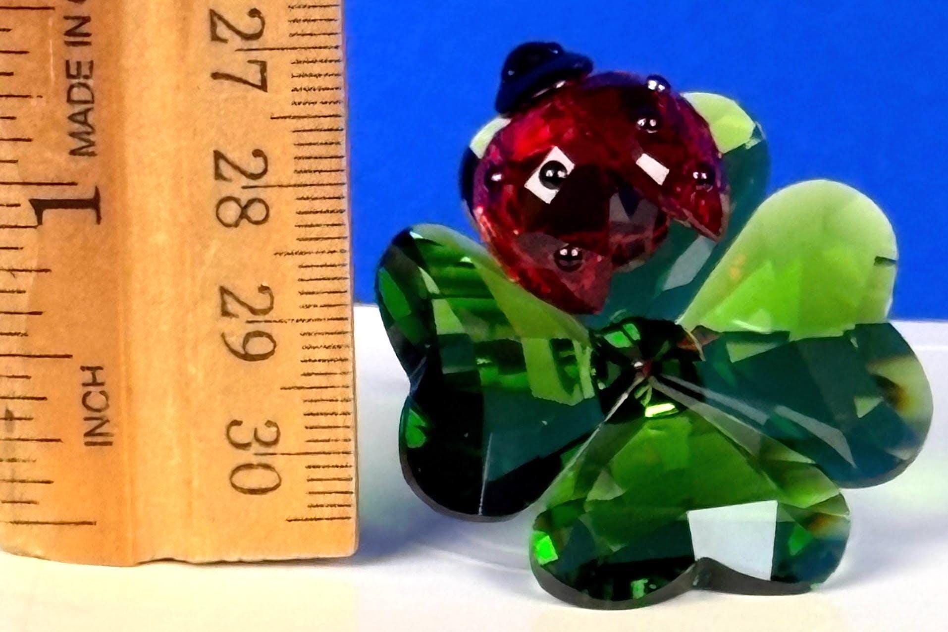 Swarovski Crystal Lady Bug and Clover - Etsy