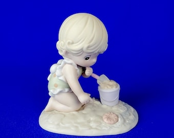 His Little Treasure  Precious Moments Figurine