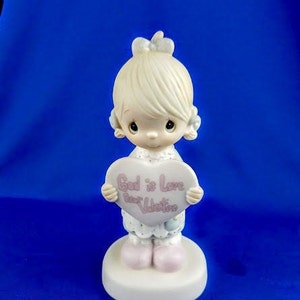God is Love Dear Valentine  Precious Moments Figurine