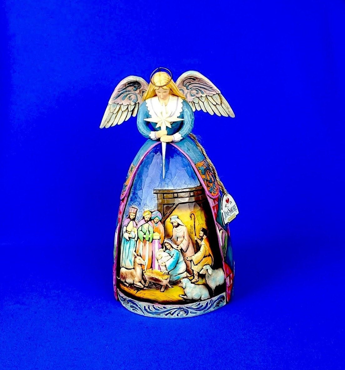 ジムショア 天使 エンジェル 鳥籠 クリスマス｜陶器製 天使の