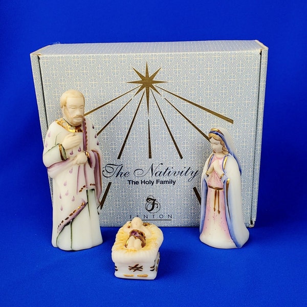 Fenton Nativity Set Etsy