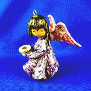 DeGrazia Angel Ornament Lighting The Way