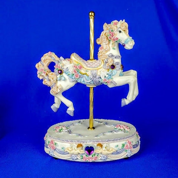 Carousel Horse Music Box Etsy