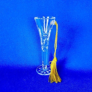 Gorham Crystal Champagne Glass Ornament