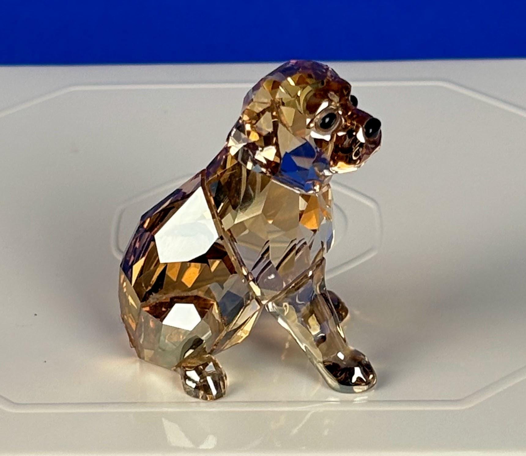 Swarovski Crystal Golden Retriever Puppy - Etsy