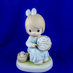 The Lord is Counting on You Precious Moments Figurine