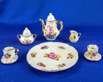 Miniature Porcelain Tea Set