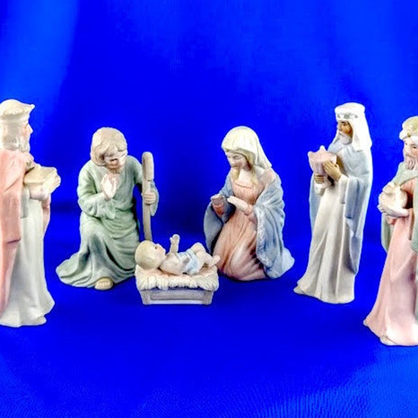 Lefton 1987 Christopher Collection Nativity Set