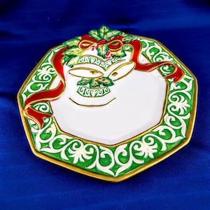 Fitz and Floyd Christmas Bells Plate