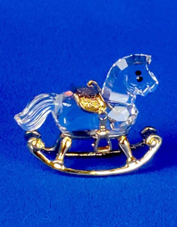 Swarovski Crystal Memories Rocking Horse - Etsy