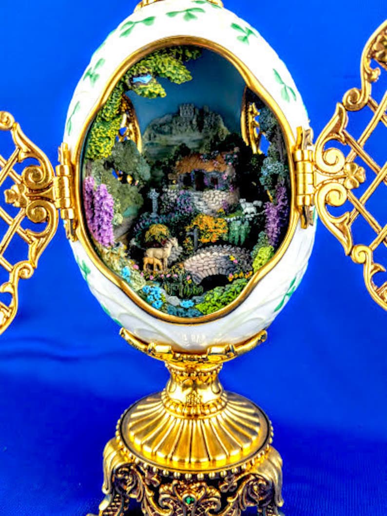 Franklin Mint House of Faberge Emerald Isle Collectors Egg Etsy
