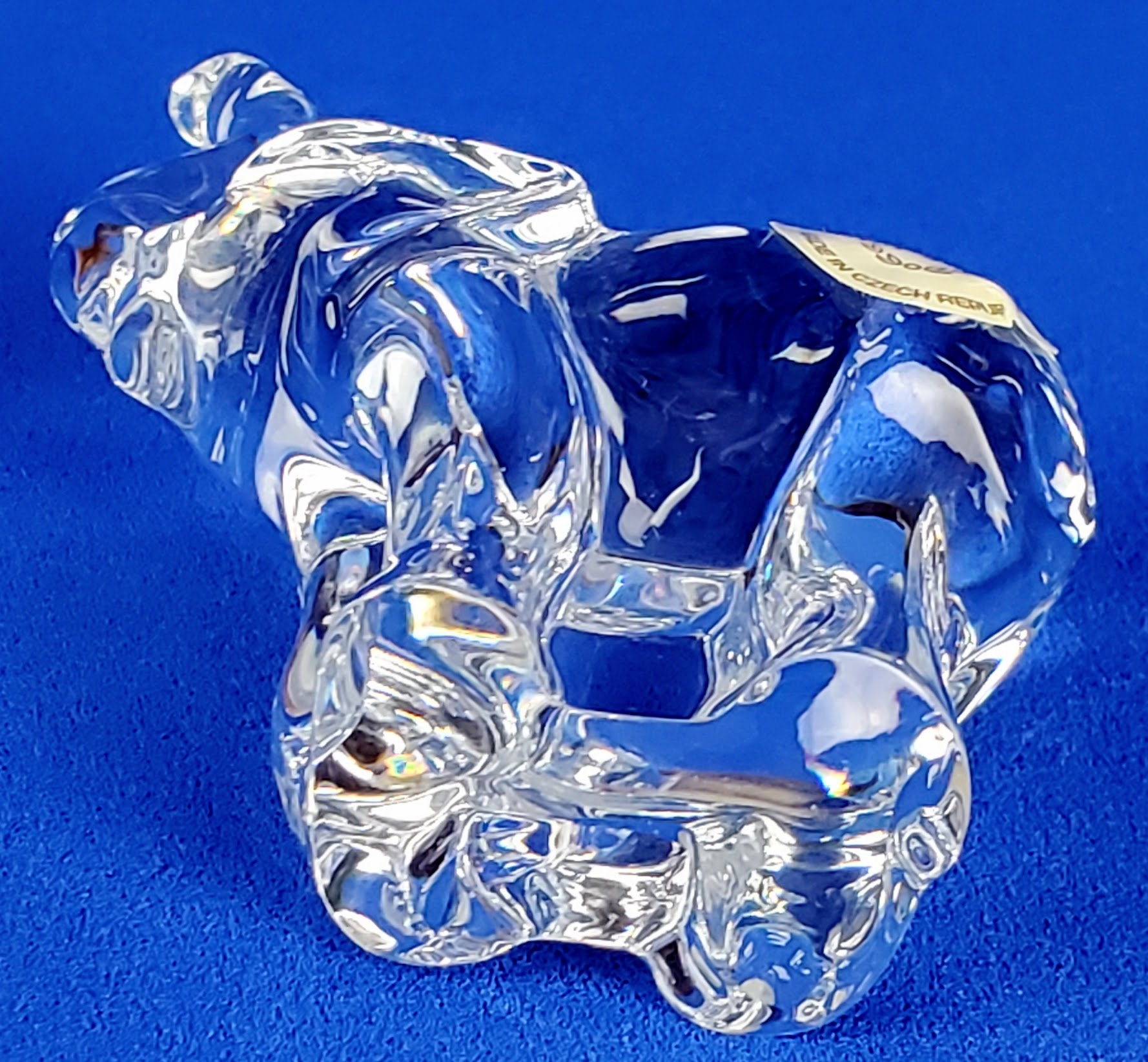 ★ BLUE ELEPHANT★ RINOX grey crystal 03706 BLUE ELEPHANT] RINOX grey crystal