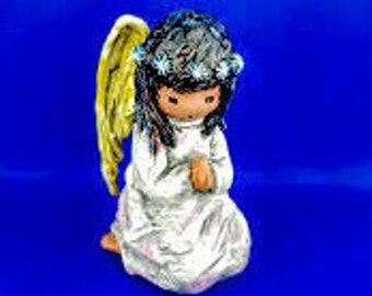 RARE DeGrazia Nativity Angel Little Prayer