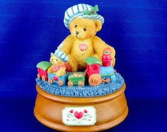 Cherished Teddies Christmas Music Box