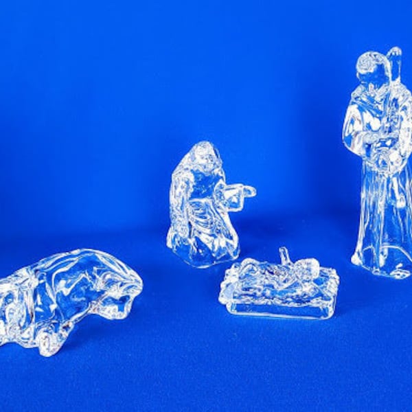 Princess House Crystal Nativity Set Etsy UK