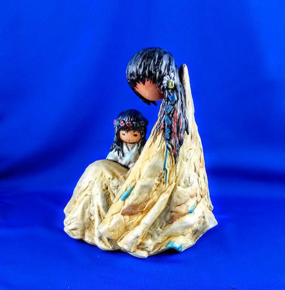 DeGrazia Telling Tales Village Collection Figurine Art & Collectibles Figurines