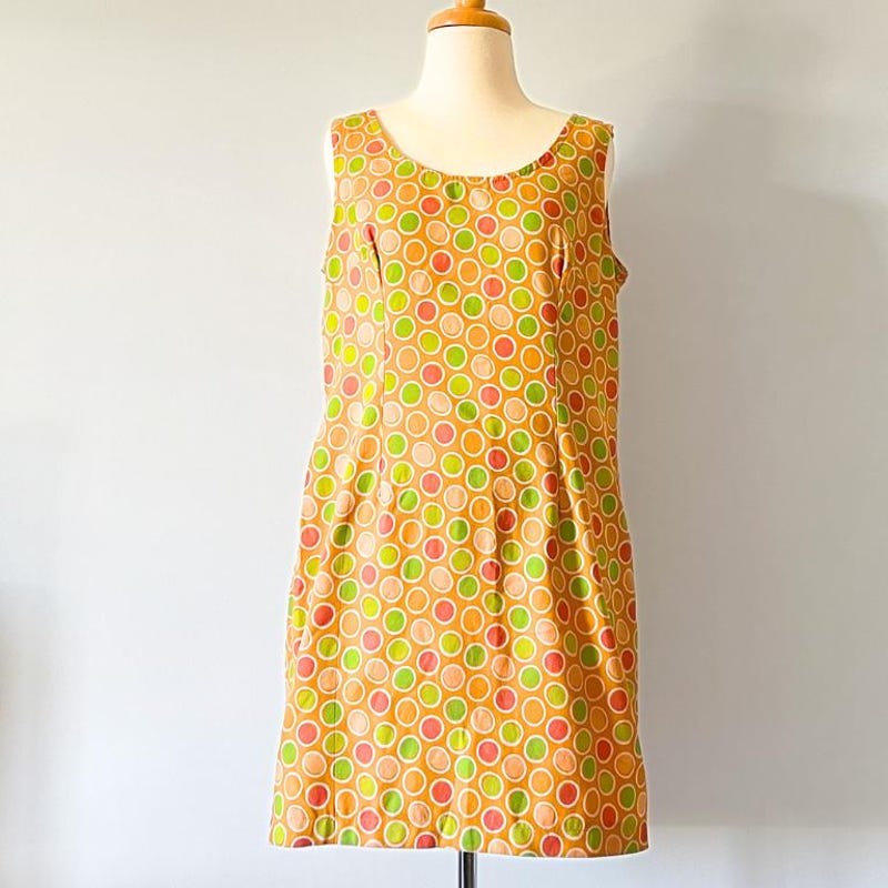Vintage Romance Sleeveless Shift Dress