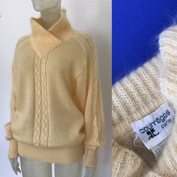 Courreges, vintage knit turtleneck