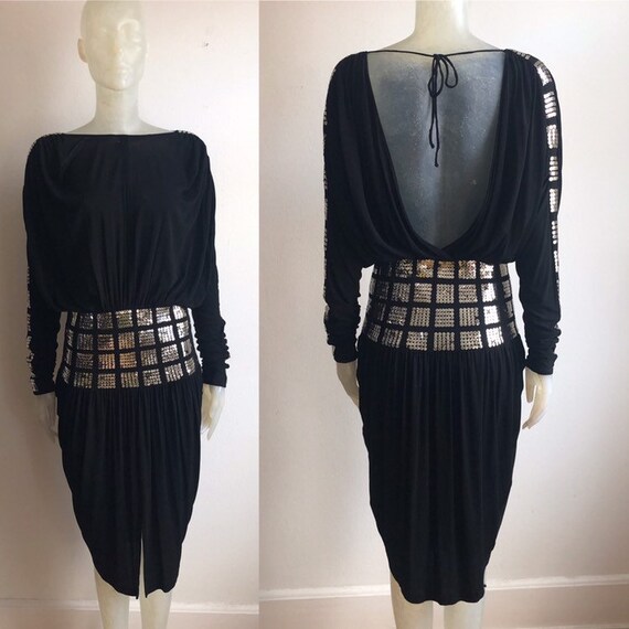 vintage disco dress